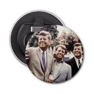 Kennedy Brothers, President John, Robert & Ted Bottle Opener