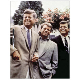 Kennedy Brothers, President John, Robert & Ted Dry Erase Board
