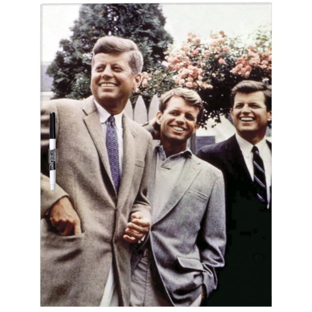 Kennedy Brothers, President John, Robert & Ted Dry Erase Board (Front)