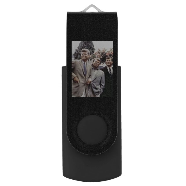 Kennedy Brothers, President John, Robert & Ted Flash Drive (Front Vertical)