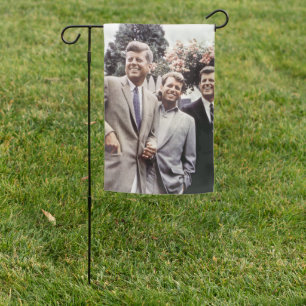 Kennedy Brothers, President John, Robert & Ted Garden Flag