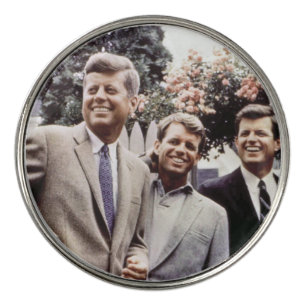 Kennedy Brothers, President John, Robert & Ted Golf Ball Marker