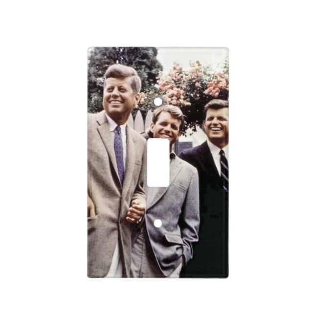 Kennedy Brothers, President John, Robert & Ted Light Switch Cover (Front)