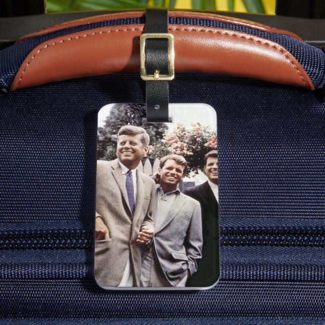 Kennedy Brothers, President John, Robert & Ted Luggage Tag (Front Insitu 2)