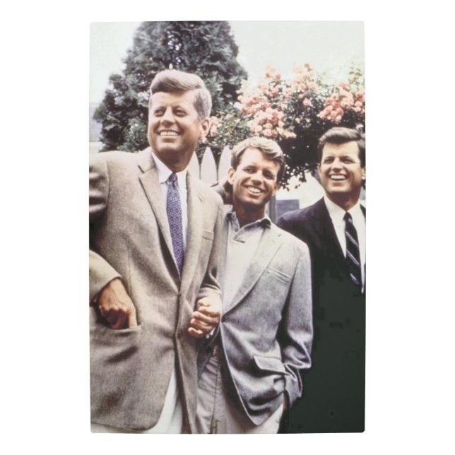 Kennedy Brothers, President John, Robert & Ted Metal Print (Front)