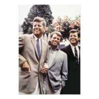 Kennedy Brothers, President John, Robert & Ted