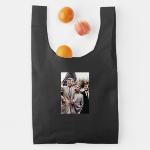 Kennedy Brothers, President John, Robert & Ted Reusable Bag