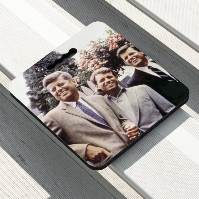 Kennedy Brothers, President John, Robert & Ted Seat Cushion (In Situ)