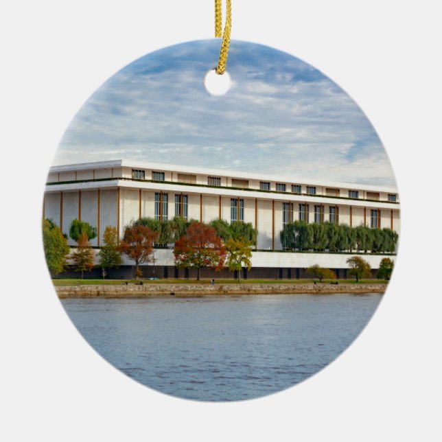 Kennedy Center Ceramic Ornament (Front)
