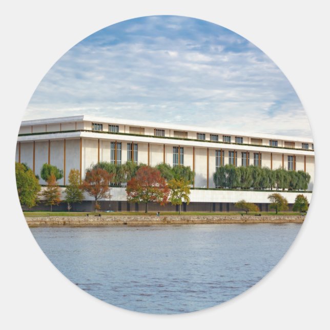 Kennedy Center Classic Round Sticker (Front)
