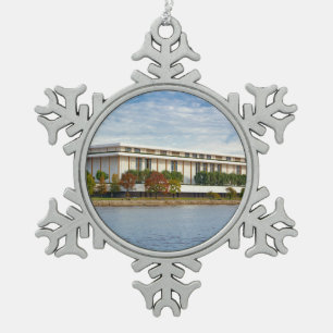 Kennedy Center Snowflake Pewter Christmas Ornament