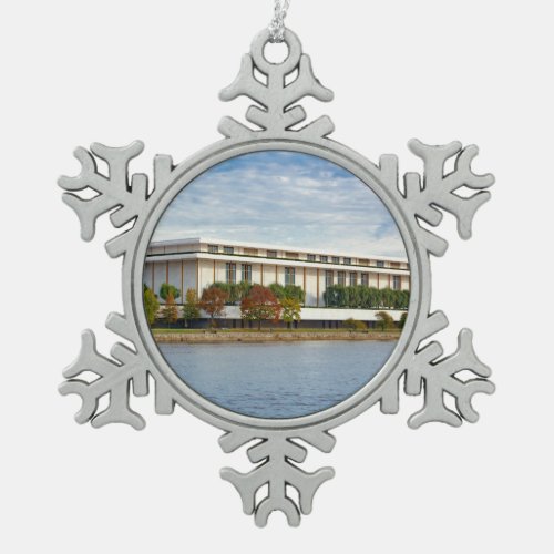 Kennedy Center Snowflake Pewter Christmas Ornament