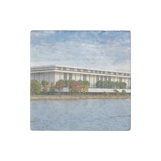 Kennedy Center Stone Magnet (Front)