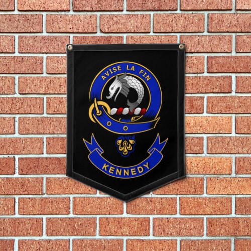 Kennedy Clan Badge Banner   Pennant