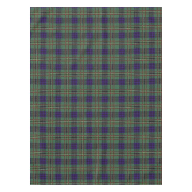 Kennedy clan Plaid Scottish tartan Tablecloth (Front)