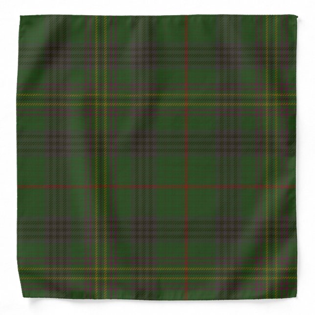 Kennedy Clan Tartan Bandana (Front)