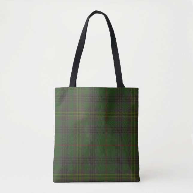 Kennedy Clan Tartan Tote Bag (Front)