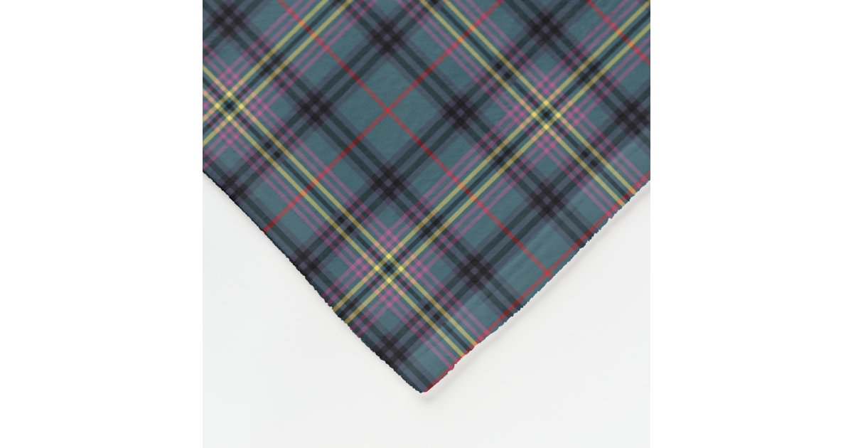 Kennedy Ancient Tartan Crest Premium Blanket - Celtic Stag style