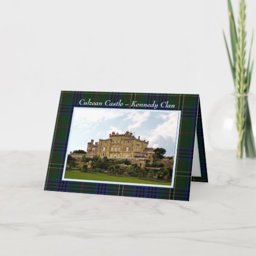 Kennedy Clans Culzean Castle Folded Greeting Card