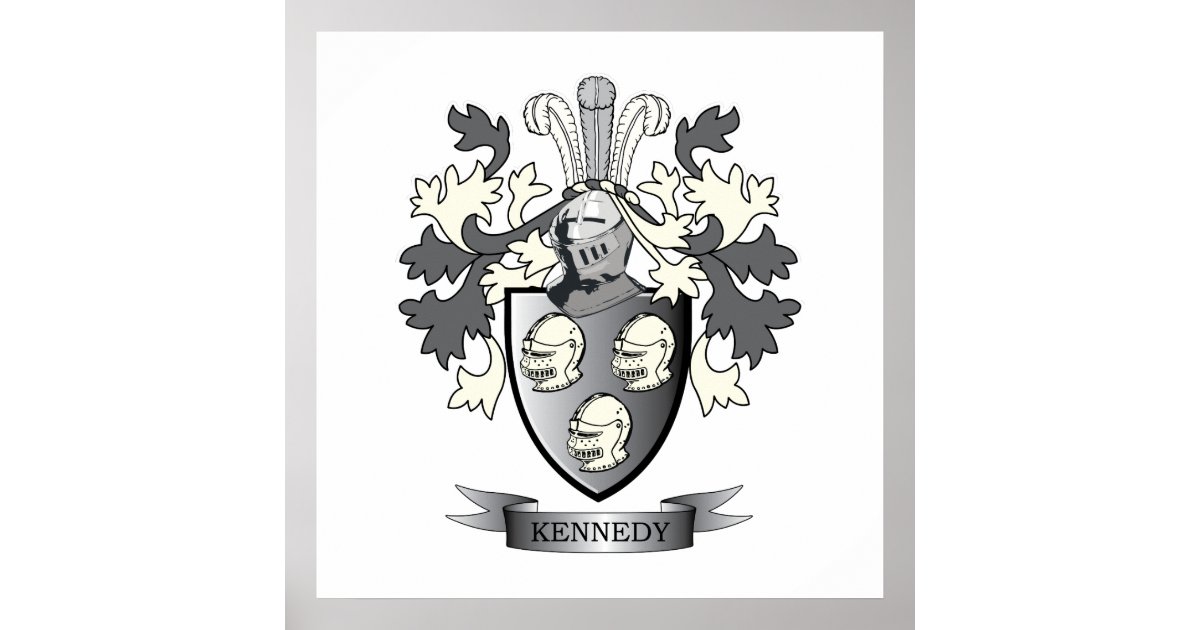 Kennedy Coat of Arms Poster Zazzle