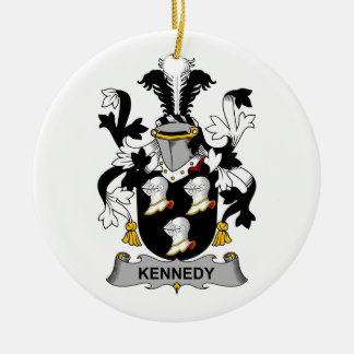 Kennedy Family Crest Ceramic Ornament