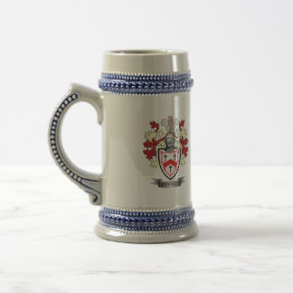 Kennedy Family Crest Coat of Arms Beer Stein