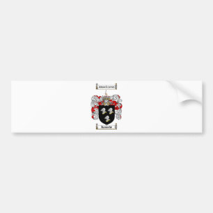 KENNEDY FAMILY CREST - KENNEDY COAT OF ARMS BUMPER STICKER