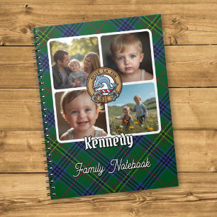 Kennedy Family Photo Collage Notebook