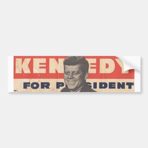 Kennedy for Presdient Bumper Sticker