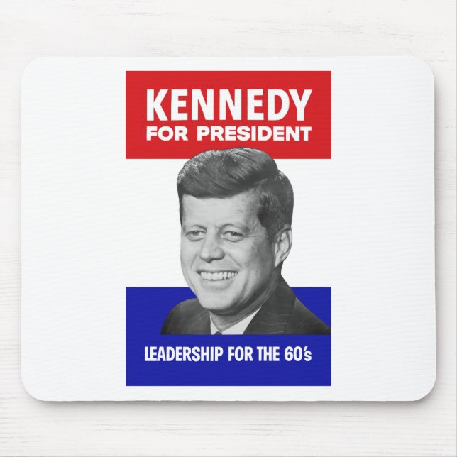 Kennedy For President 1960 Mouse Pad (Front)