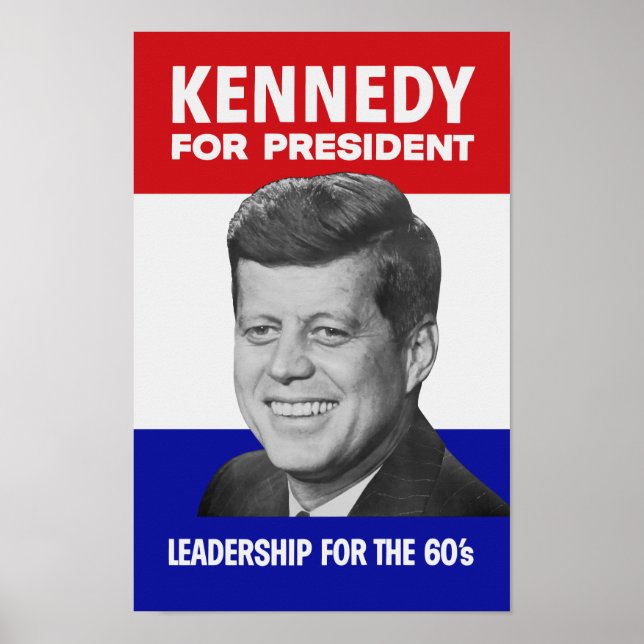 Kennedy For President 1960 Poster (Front)