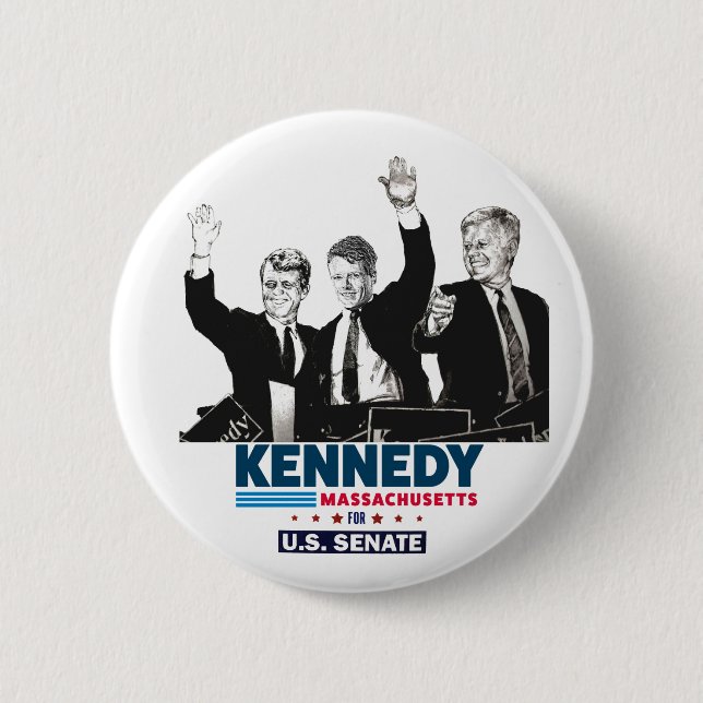 Kennedy for U.S. Senate Button (Front)