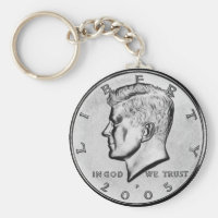 Kennedy Half Dollar Keychain