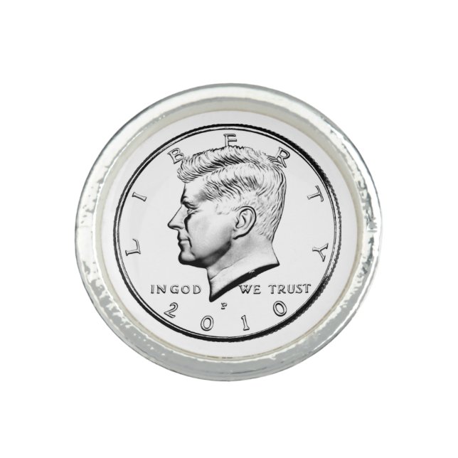 KENNEDY HALF DOLLAR RING (Front)