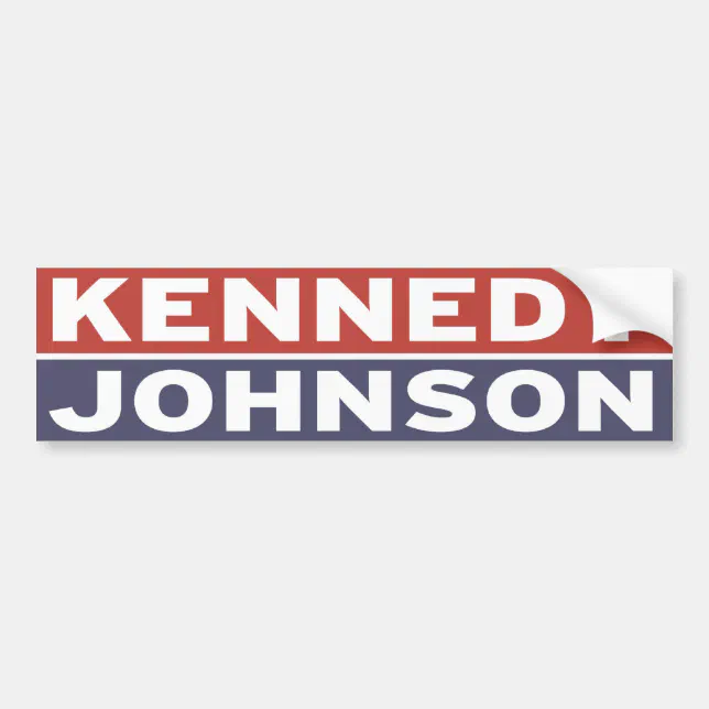 Kennedy / Johnson Bumper Sticker Zazzle