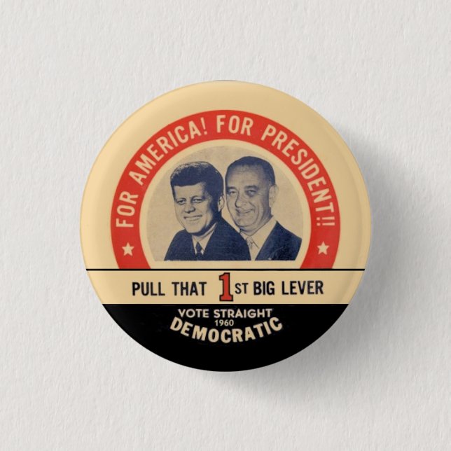 Kennedy/Johnson Button (Front)