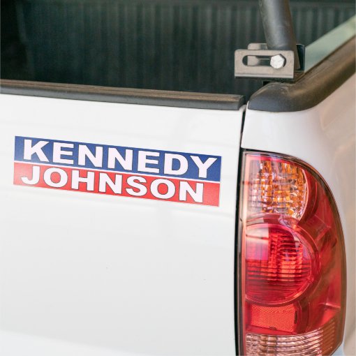 Kennedy Johnson Campaign Bumper Sticker Zazzle