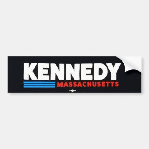 Kennedy Massachusetts Bumper Sticker