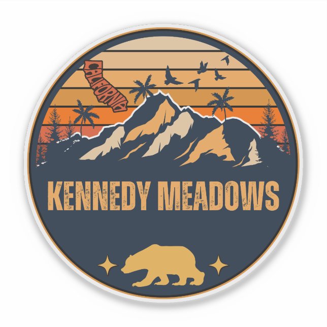 Kennedy Meadows, California Sticker (Front)