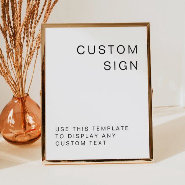 KENNEDY Modern Minimalist Custom Editable Sign (Creator Uploaded)