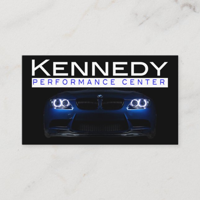 Kennedy Performance Center Business Card (Front)