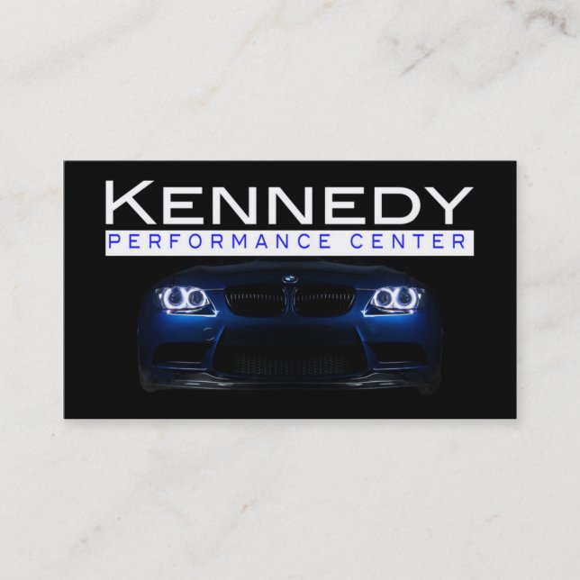 Kennedy Performance Center Business Card (Front)