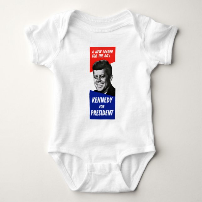 Kennedy Presidential Campaign 1960 Baby Bodysuit (Front)