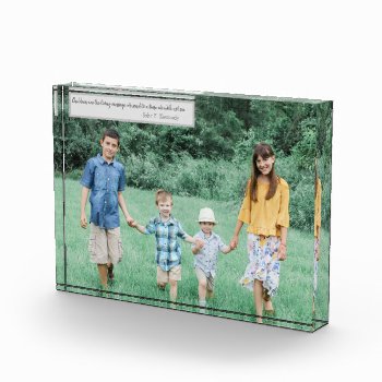 Kennedy Quote About Children Personalized Photo Block by KaleenaRae at Zazzle