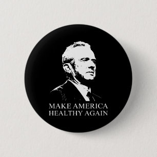 Kennedy Rfk Jr. Make America Healthy Again Maha Tr Button