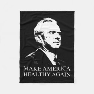 Kennedy Rfk Jr. Make America Healthy Again Maha Tr Fleece Blanket