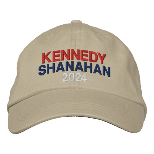 KENNEDY RFK JR SHANAHAN 2024 EMBROIDERED BASEBALL CAP
