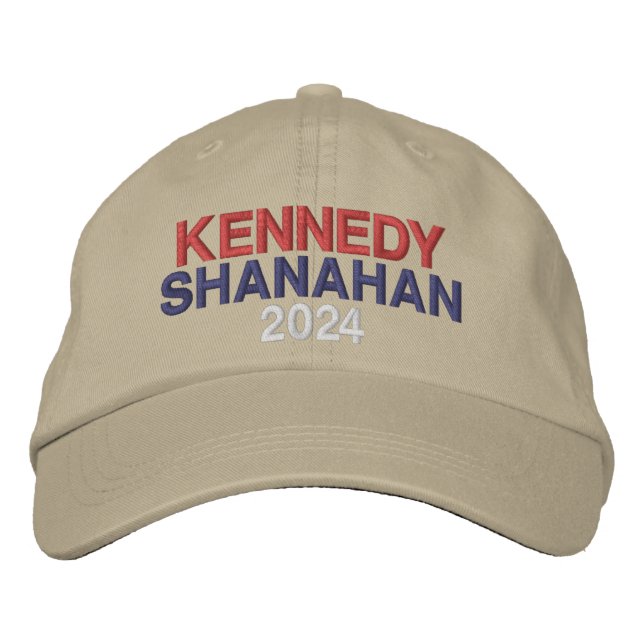 KENNEDY RFK JR SHANAHAN 2024 EMBROIDERED BASEBALL CAP (Front)