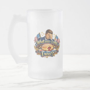 Kennedy’s Germany Faux Paux Questionable Quote Frosted Glass Beer Mug