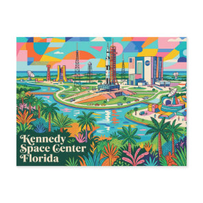 Kennedy Space Center Florida Postcard
